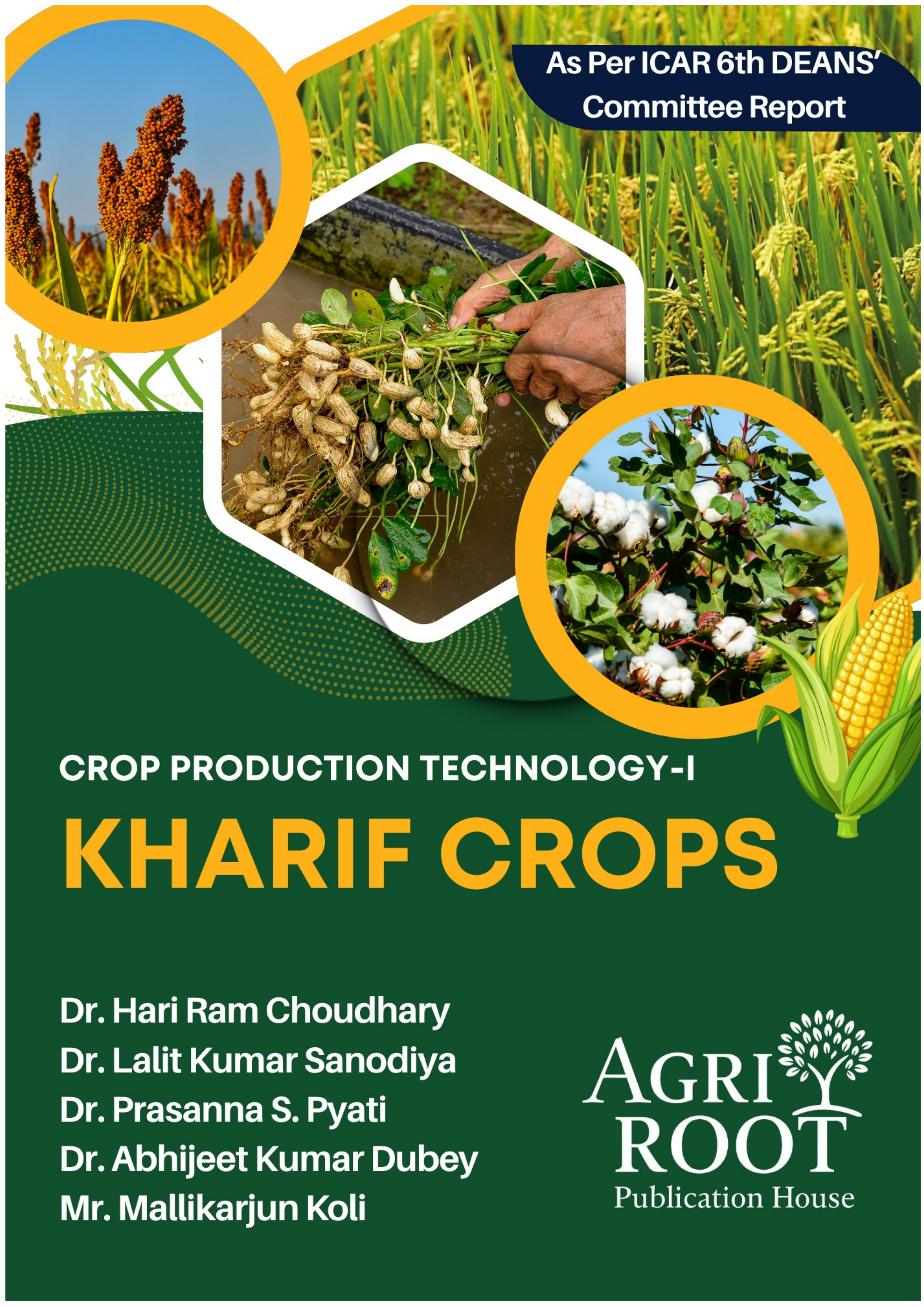 Front cover: Crop Production Technology-I: Kharif Crops