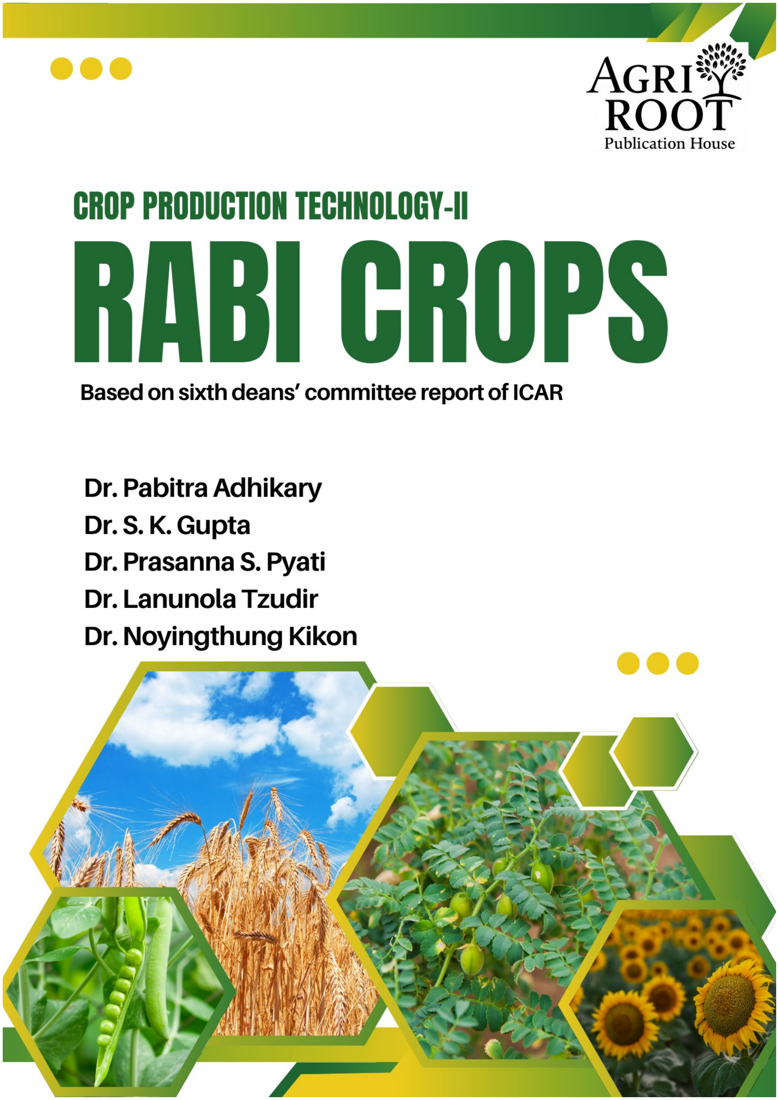 Front cover: Crop Production Technology-II: Rabi Crops