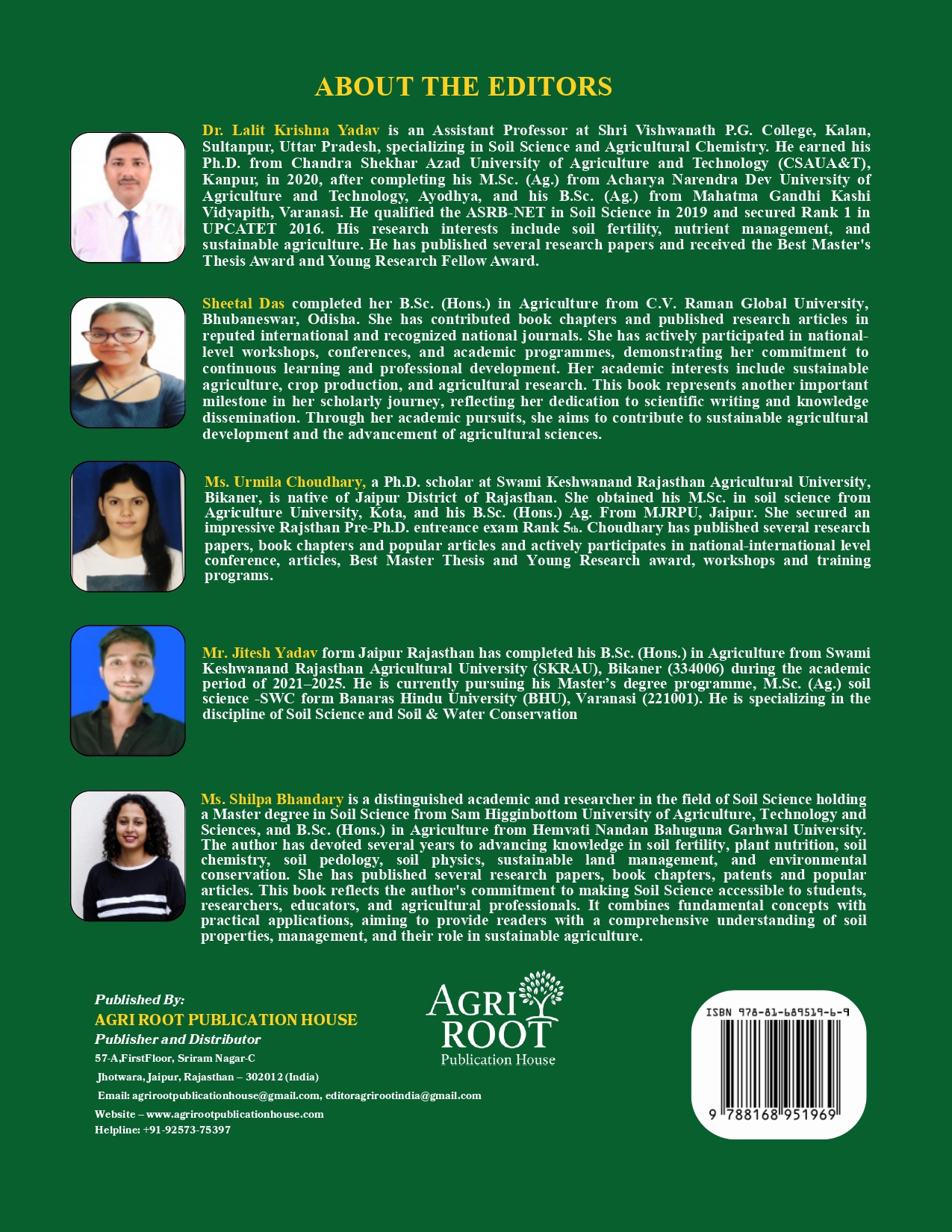 Back: Soil Science: Principles and Modern Frontiers