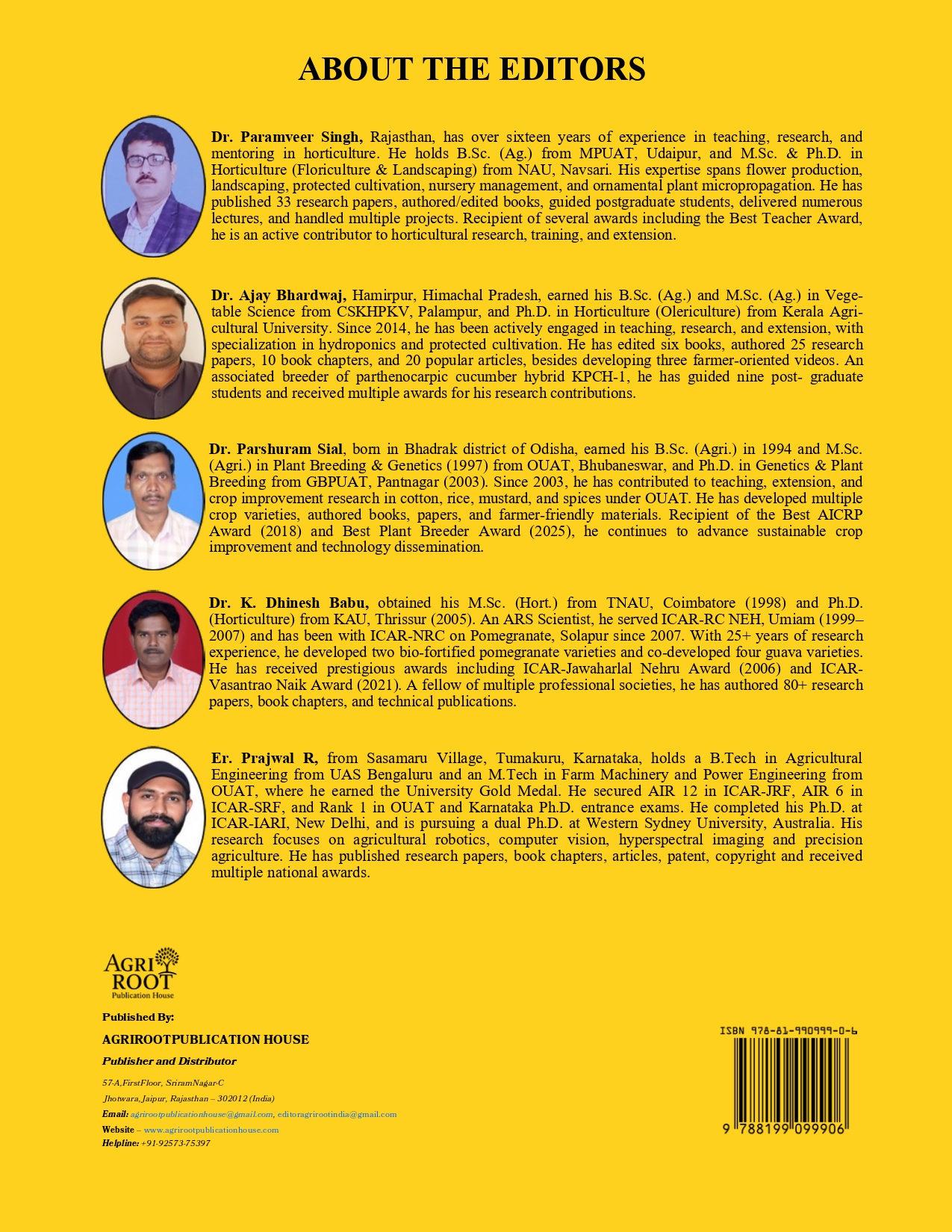 Back cover: The Future of Farming